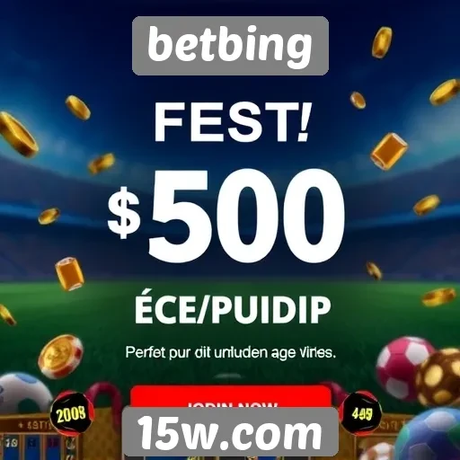 Promoções disponíveis no site betbing